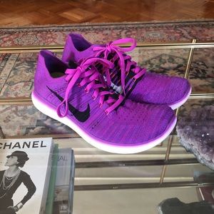 Nike Free RN Flyknit Running Shoes Size 8